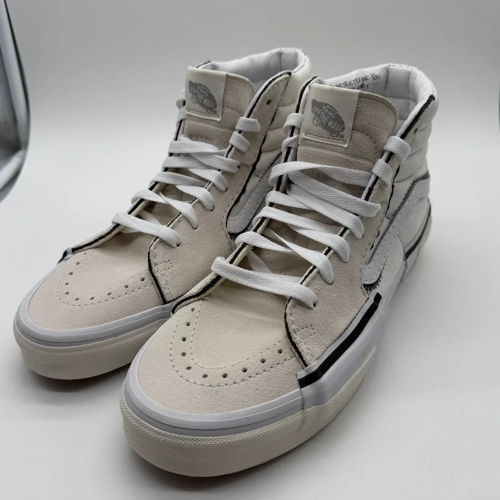 Vans Reconstruct Men's Size 9 SK8-Hi Skate Shoes Sneakers Marshmallow New‎ 0020